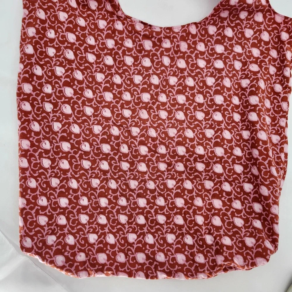 Anju Brown Pink Earthy Indie Granola‎ Tote Bag Women OS Boho Cotton TravelMarket